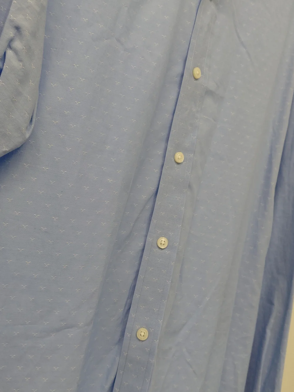 Polo Ralph Lauren Men's Light Blue Performance Button-Down Shirt - Lg
